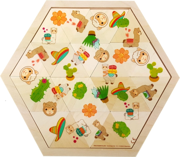 hess puzzle mozaic cu lamă 24 piese