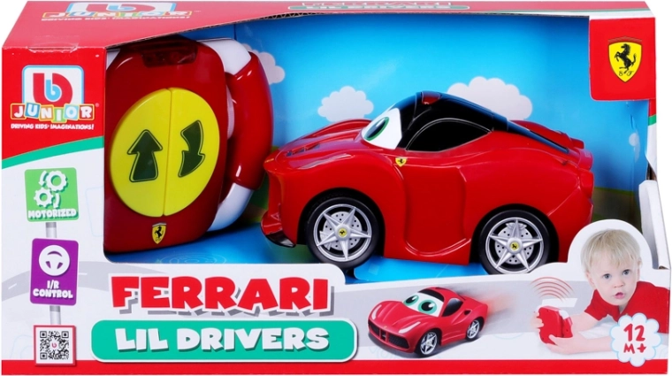 BB Junior RC LaFerrari mașinuță roșie cu telecomandă