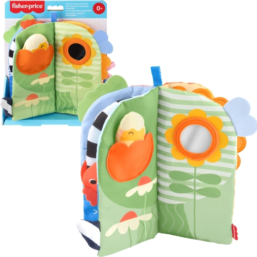 Cărticică senzorială moale Fisher-Price Anotimpurile