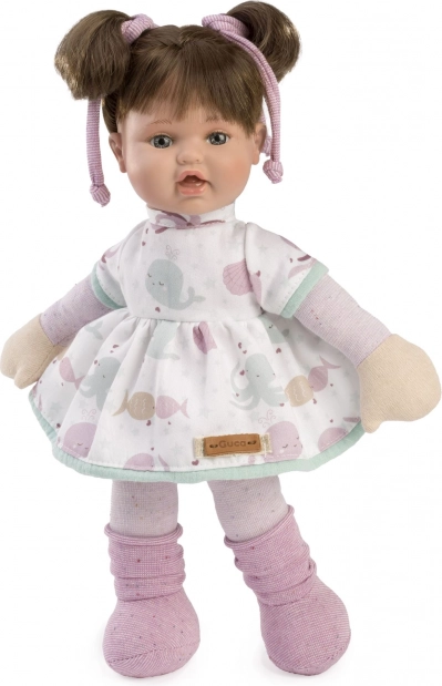 Prima mea păpușă cu corp textil moale 36 cm GUCA
