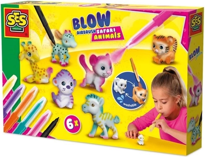 Carioci airbrush SES – animăluțe safari