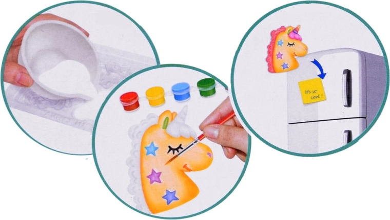 Creare pas cu pas: turnare, pictare, sclipici