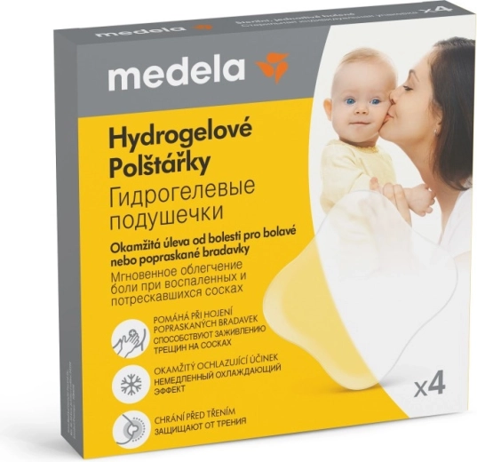 Perne hidrogel pentru mameloane MEDELA 4 buc
