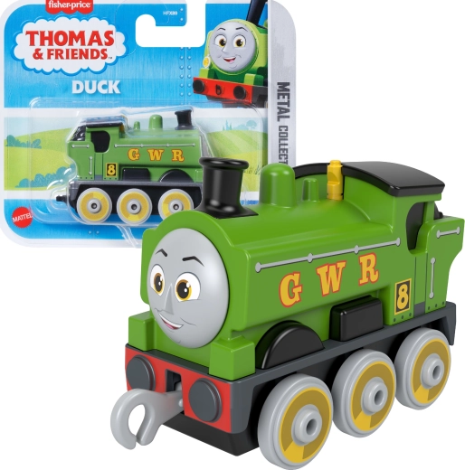 Fisher-Price locomotivă metalică Duck din seria Thomas și prietenii