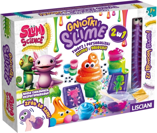 Set creativ Slumi Squish și Slime 2 în 1
