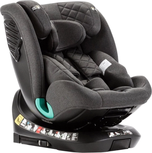 Scaun auto ADAMEX Trip i-Size cu bază rotativă 360° (40–150 cm) gri