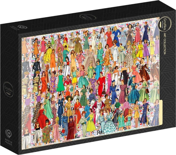 Puzzle Grafika Amintiri de modă, 1000 de piese