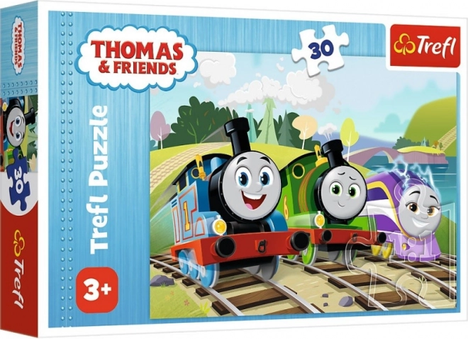 Puzzle cu 30 de piese – Thomas cel vesel (Thomas & Friends)