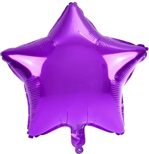 Balon din folie stea mare mov