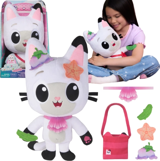 Jucărie de pluș interactivă pisicuța Pandy Paws 30 cm – GABBY'S DOLLHOUSE