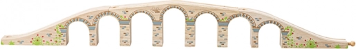 Bigjigs Rail pod lung din lemn – pod feroviar