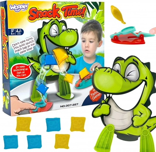 Woopie joc de îndemânare dinozaurul flămând
