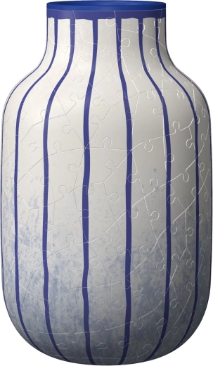 Vază modernă Blue line – puzzle 3D