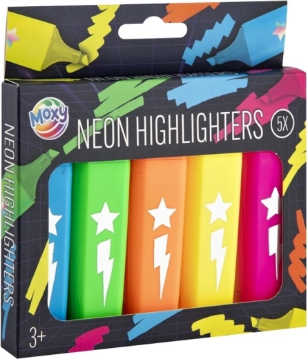 5 culori neon în pachet