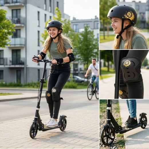 Structură pliabilă și ghidon reglabil