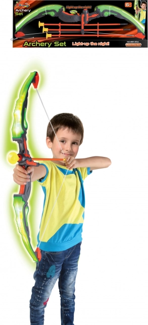 Set de tir cu arcul luminos pentru copii