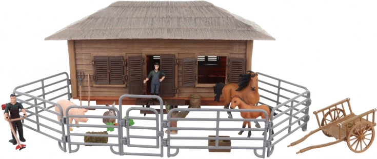 fermă cu animale set din plastic pentru copii 3+