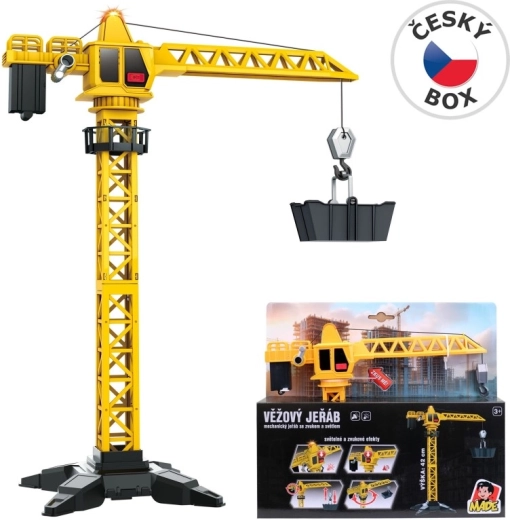 Macara turn de construcții cu lumini și sunete, 48 cm