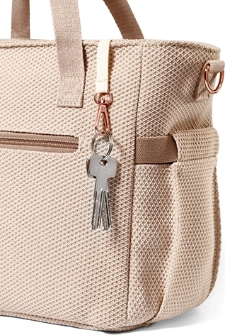 Eșarfă stilată și suport practic pentru chei/suzetă