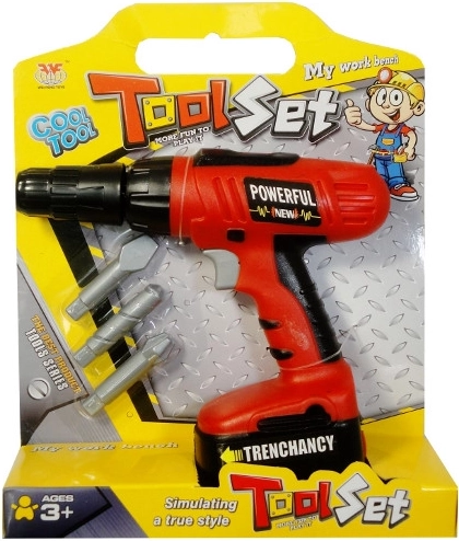 Bormașină electrică pentru copii cu biți