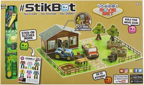 Set de filmare Stikbot corabie de pirați sau fermă