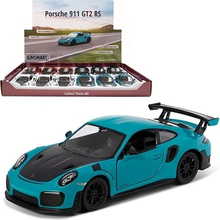 Model metalic Porsche 911 GT2 RS cu mecanism pull-back - 1 bucată