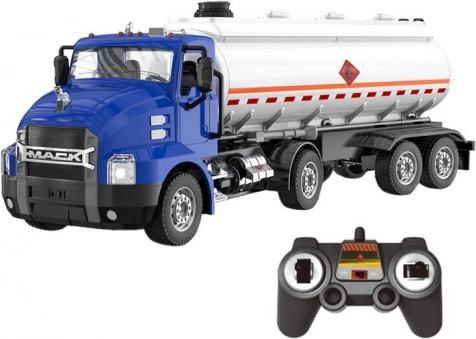 Camion cisternă telecomandat 1:26 Double Eagle (albastru)