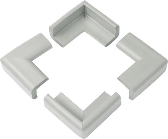 BabyOno protecție pentru colțuri, 4 buc., gri