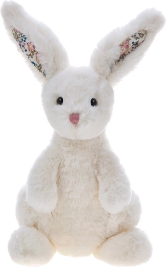 Iepuraș de pluș Enrico, culoare vanilie, 23 cm