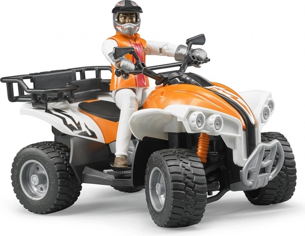 Bruder bworld ATV cu șofer 1:16
