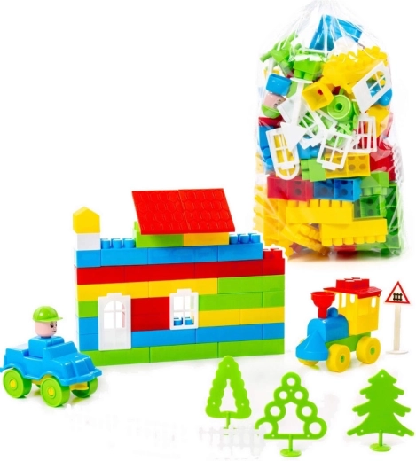 Set de construcție Constructor, 129 de piese