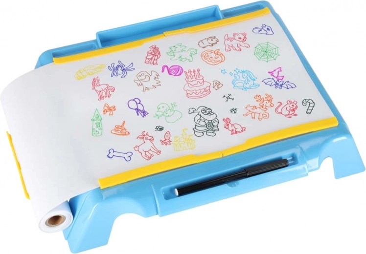 Totul la îndemână: sertar pentru markere și rolă de hârtie