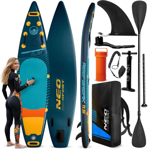 Paddleboard gonflabil Reefbreak 11'6 (350 × 81 × 15 cm) set Neo‑Sport