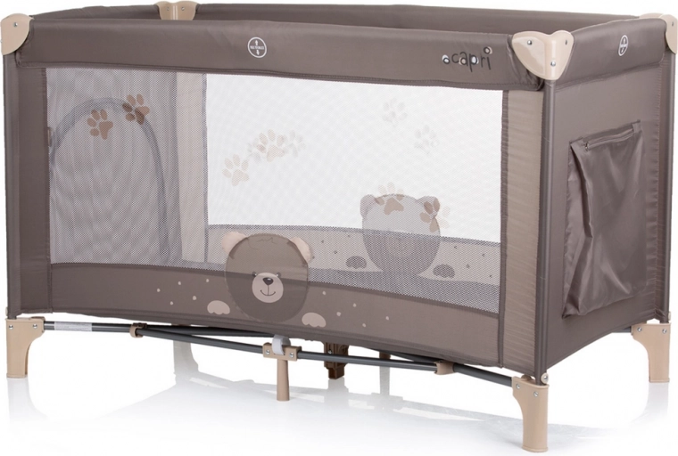 Pat pentru călătorii Chipolino Capri Bear bej