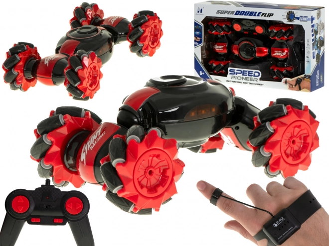 Mașină cascador RC Speed Pioneer 360 – Roșu