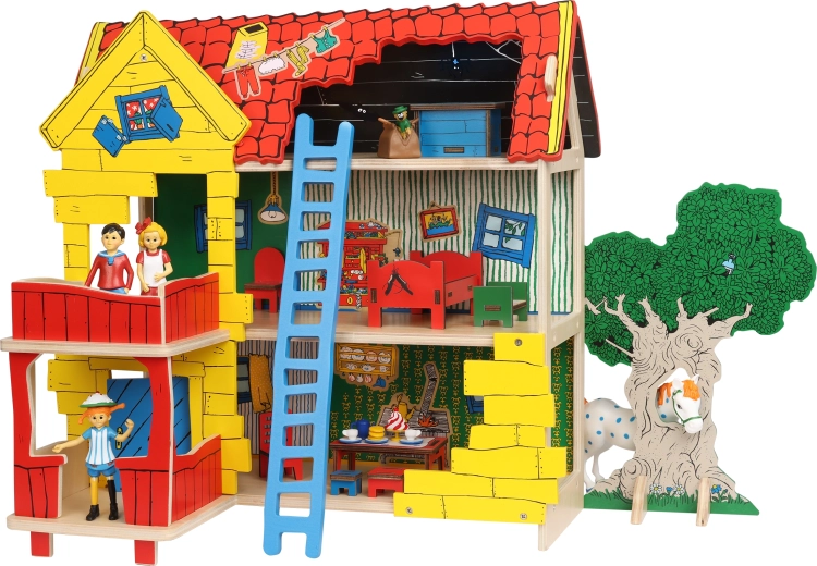 Căsuță pentru păpuși Vila Villekulla Pippi Șosețica