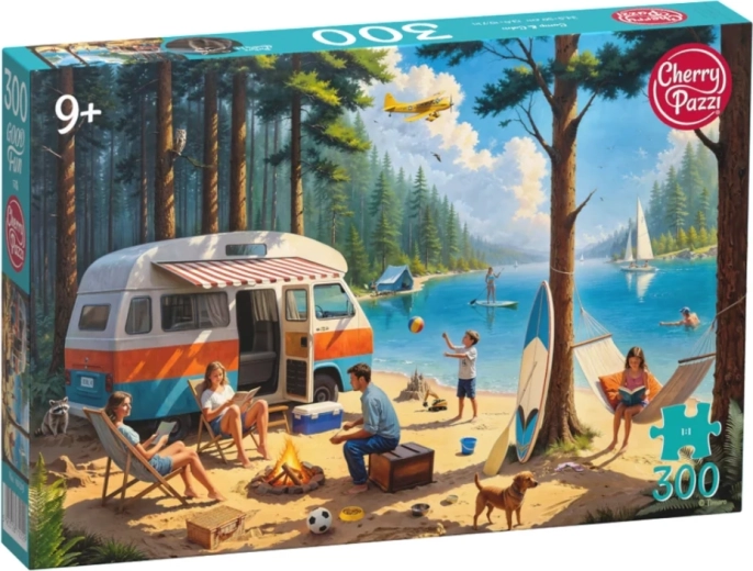 Puzzle Cherry Pazzi Camping, 300 de piese