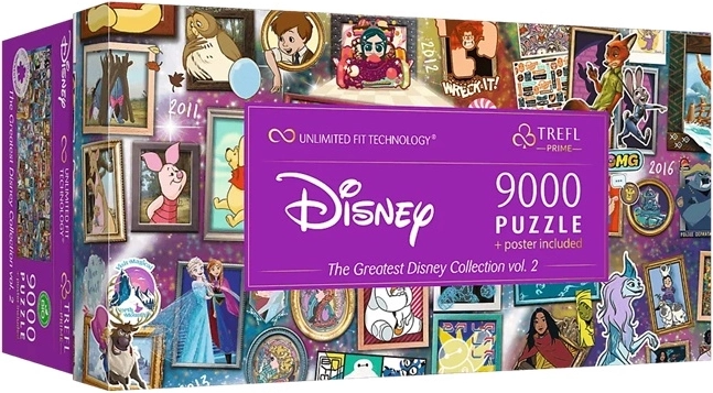 Puzzle Trefl Disney 9000 de piese The Greatest Disney Collection Vol. 2