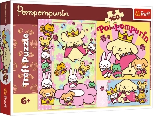 Puzzle Pompompurin i najsłodszy dzień 160 de piese