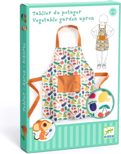 Șorț de bucătărie pentru copii legume