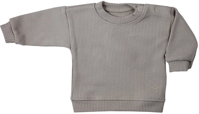 Tricou pentru bebeluși din bumbac KOALA Pure, bej – Gri