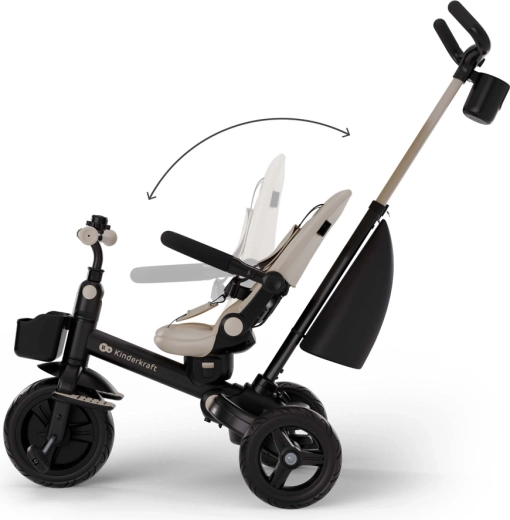 Scaun rotativ 360° și poziție de culcat