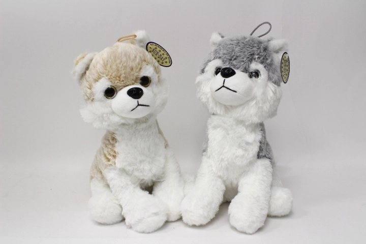 Câine Husky de pluș, 30 cm - 1 bucată