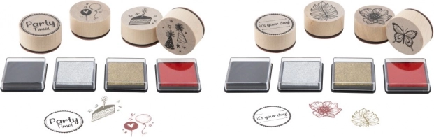 Patru culori de cerneală pentru amprente expresive