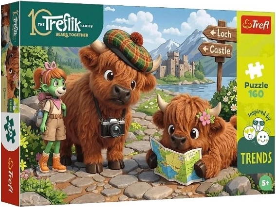 Puzzle Trefl Kids văcuță drăguță 160 piese