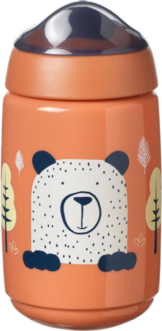 Superstar cană antipicurare cu muștiuc moale Roșu 390ml pentru copii de la 12 luni