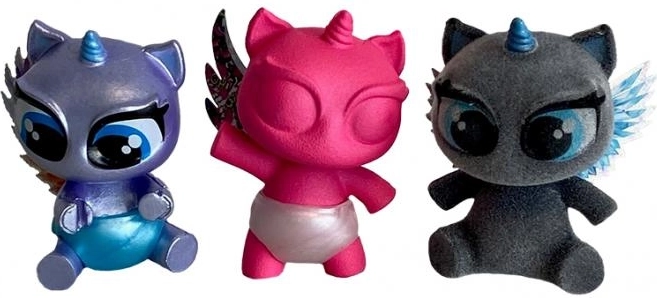 Bebeluș unicorn colecționabil în cornet UNICONES