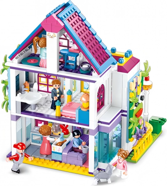 sluban girls dream vilă distractivă set de construcție