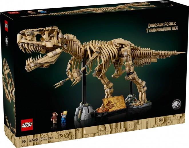 LEGO Jurassic World schelet de Tyrannosaurus – model de colecție pentru adulți
