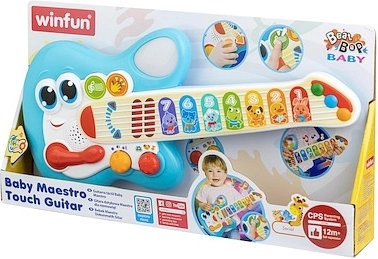 Chitară tactilă colorată pentru copii